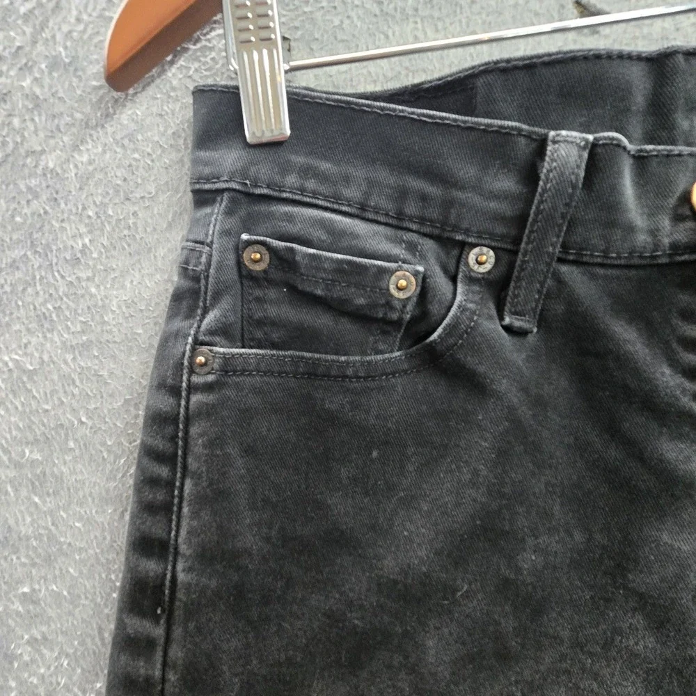 Levi's 513 Men Jeans 29X30 Black Denim Slim Straight 28